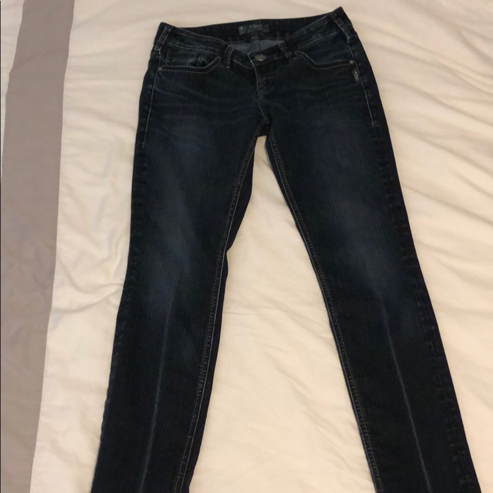Silver Aiko Skinny Jeans W28/L31